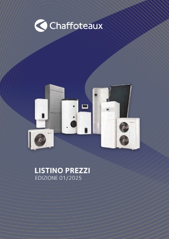 chaffoteaux - listino 2025
